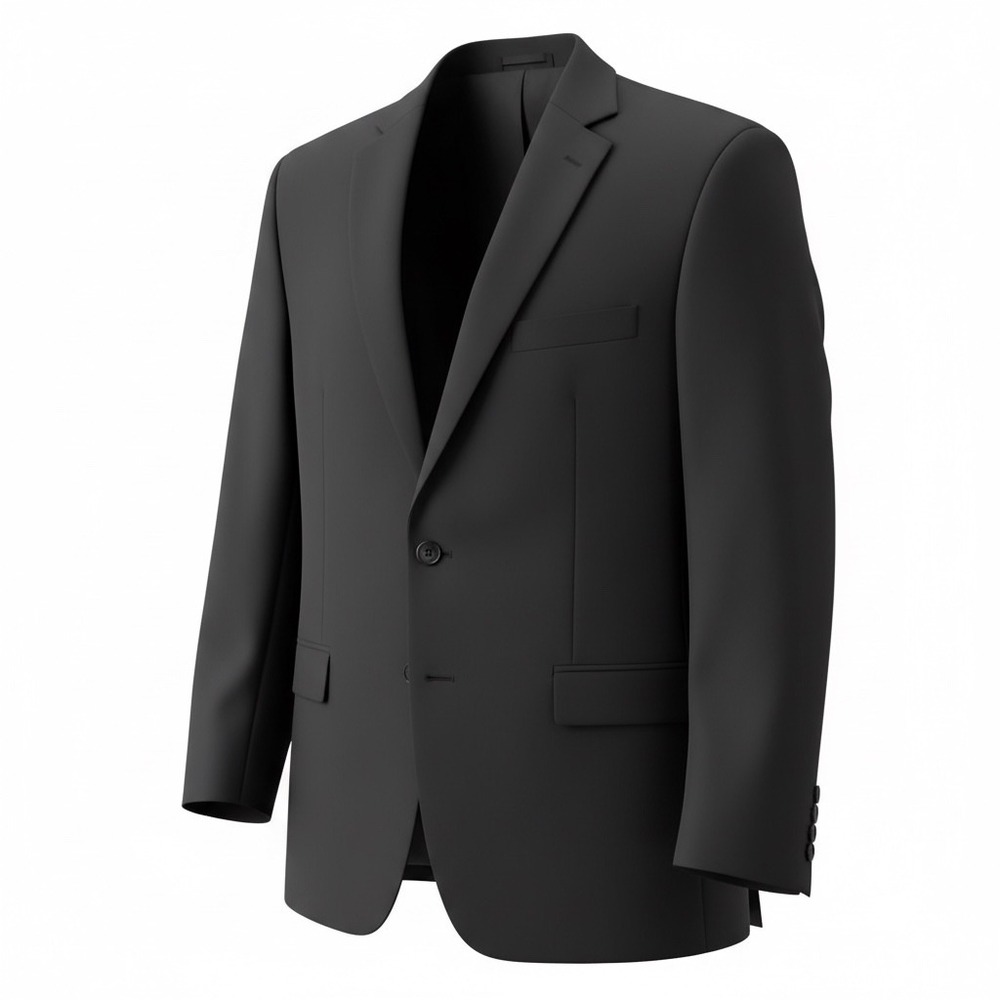 Ralph Lauren Men's Black Wool Suit Jacket Blazer Size 44R
